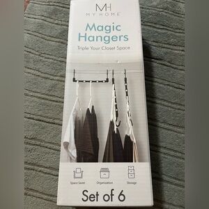 NIB My Home Magic Hangers Set of 6